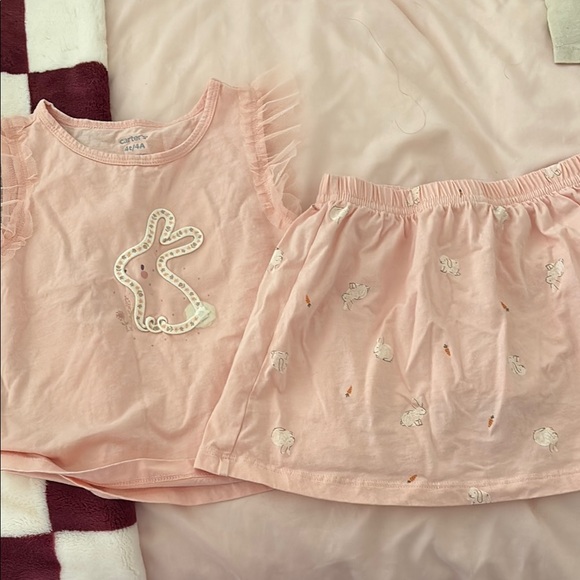 Carters 4T toddler Girls Easter Outfit EUC - Picture 1 of 3